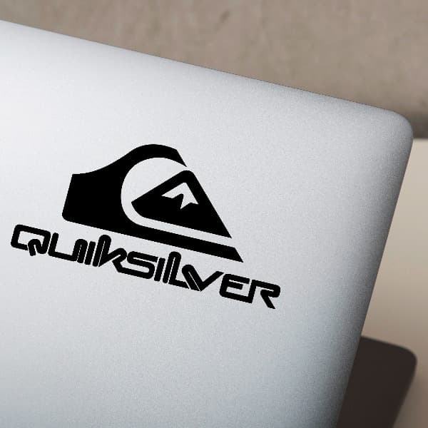 Adesivi per Auto e Moto: Logo Quiksilver con testo