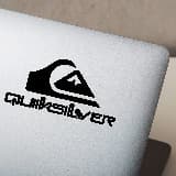 Adesivi per Auto e Moto: Logo Quiksilver con testo 2