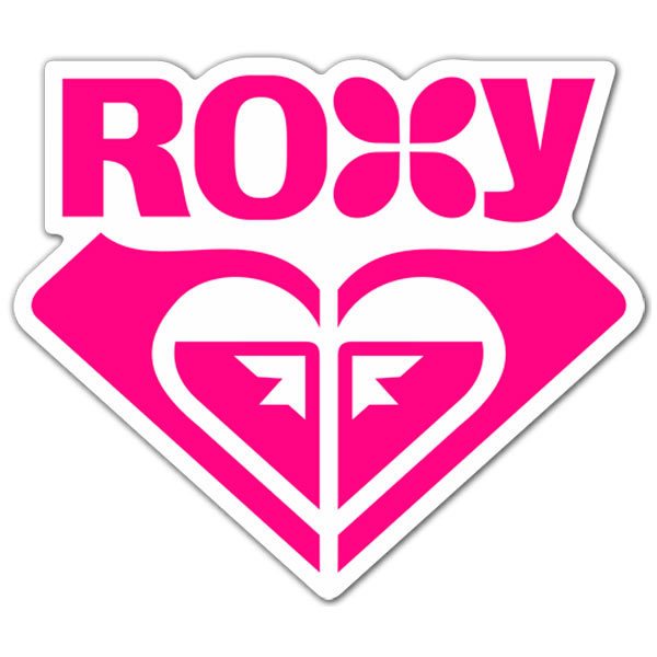Adesivi per Auto e Moto: Roxy rosa