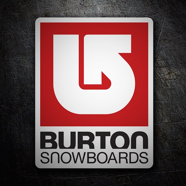 Adesivi per Auto e Moto: Burton Logo Snowboards