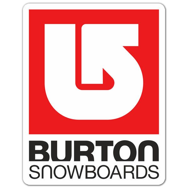 Adesivi per Auto e Moto: Burton Logo Snowboards