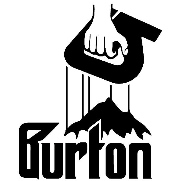Adesivi per Auto e Moto: Burton Godfather