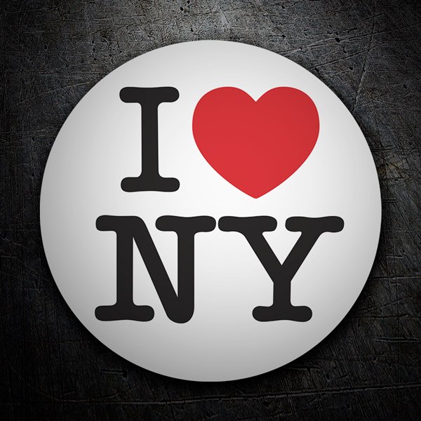 Adesivi per Auto e Moto: I love NY (New York)