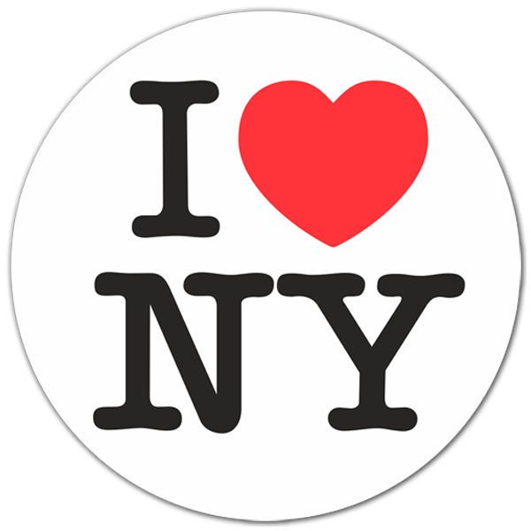 Adesivi per Auto e Moto: I love NY (New York)