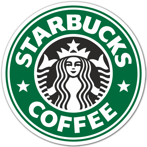 Adesivi per Auto e Moto: Starbucks Coffee