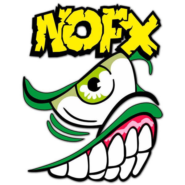 Adesivi per Auto e Moto: Nofx punk rock logo