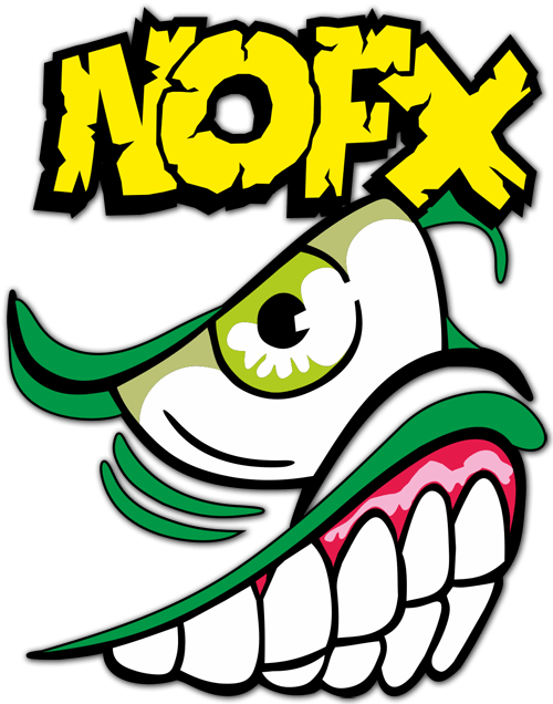 Adesivi per Auto e Moto: Logo Punk Sorridente NOFX