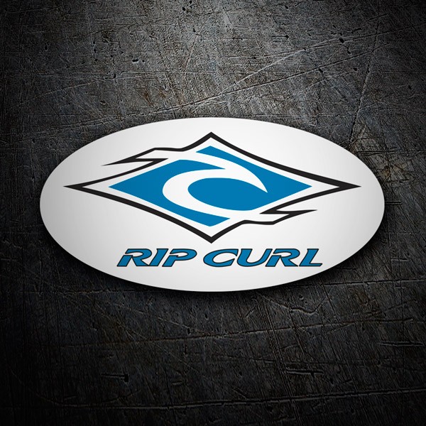 Adesivi per Auto e Moto: Rip Curl ellittica