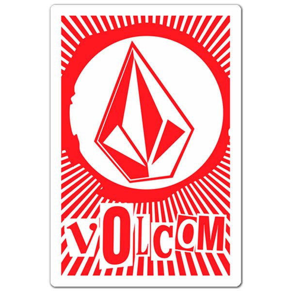 Adesivi per Auto e Moto: Volcom retrò