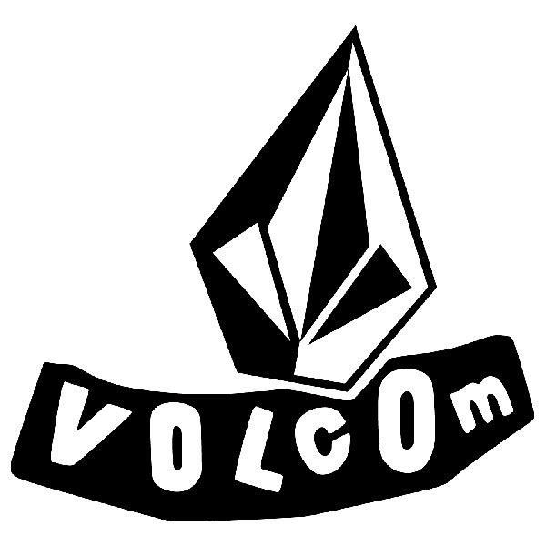 Adesivi per Auto e Moto: Volcom abstract