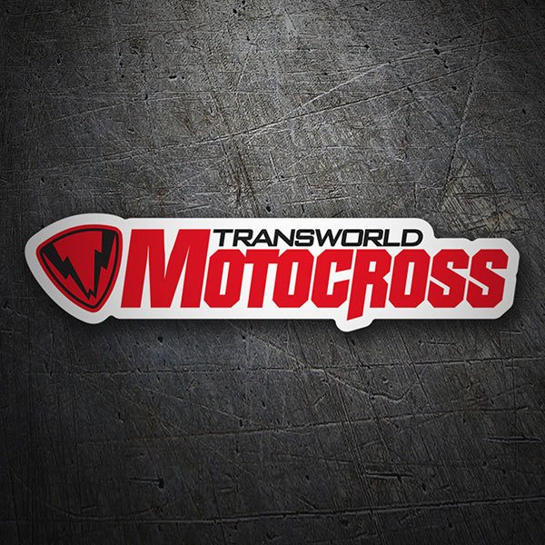 Adesivi per Auto e Moto: Logo Transworld Motocross