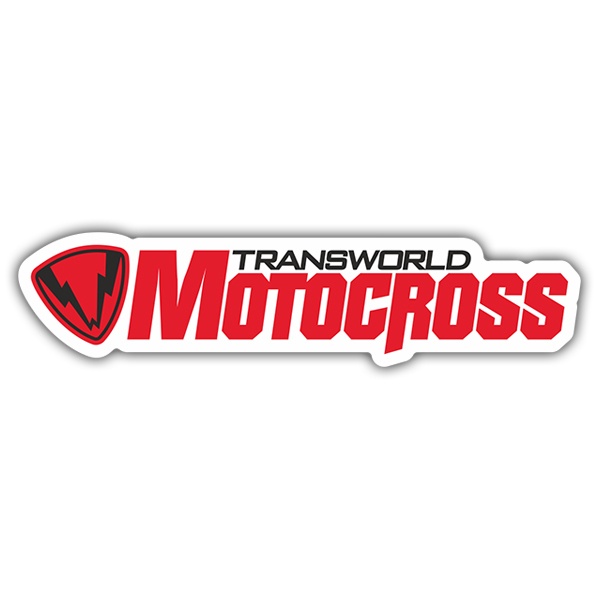 Adesivi per Auto e Moto: Logo Transworld Motocross