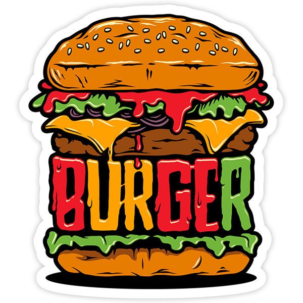 Adesivi per Auto e Moto: Burger