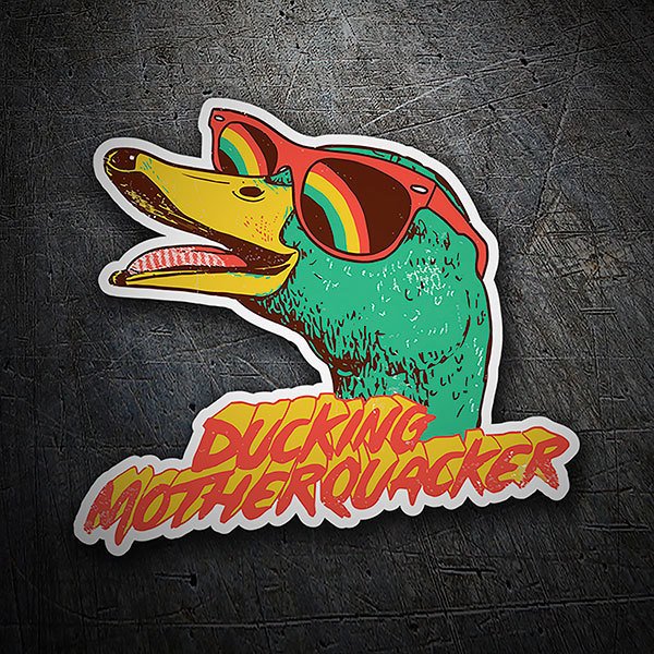 Adesivi per Auto e Moto: Ducking motherquacker
