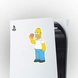 Adesivi per Auto e Moto: Homer Simpson che mangia le ciambelle 5