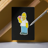 Adesivi per Auto e Moto: Homer Simpson che mangia le ciambelle 6