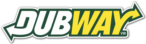 Adesivi per Auto e Moto: DUBWAY Volkswagen con Freccia