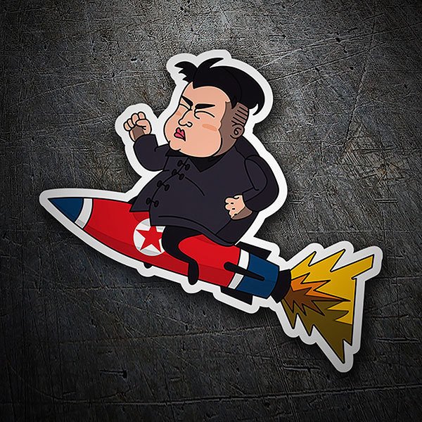 Kim Jong-un su un missile 1/1