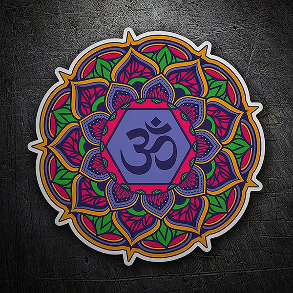 Adesivi per Auto e Moto: Mandala Om