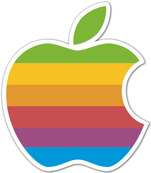 Adesivi per Auto e Moto: Apple 1977