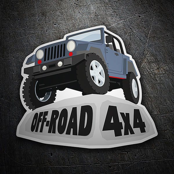 Adesivi per Auto e Moto: Off-Road 4x4