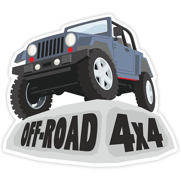 Adesivi per Auto e Moto: Off-Road 4x4