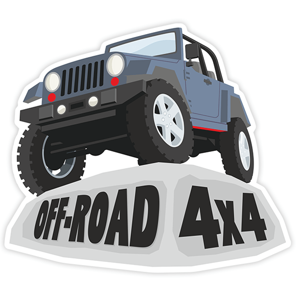Adesivi per Auto e Moto: Off-Road 4x4 0