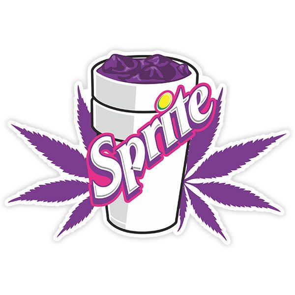 Adesivi per Auto e Moto: Sprite Marihuana