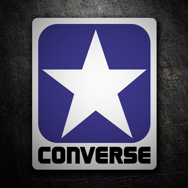 Adesivi per Auto e Moto: Converse blu