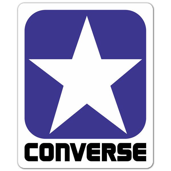 Adesivi per Auto e Moto: Converse blu