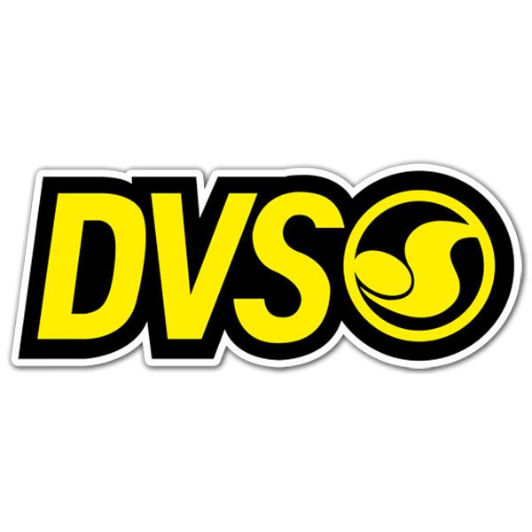 Adesivi per Auto e Moto: DVS giallo