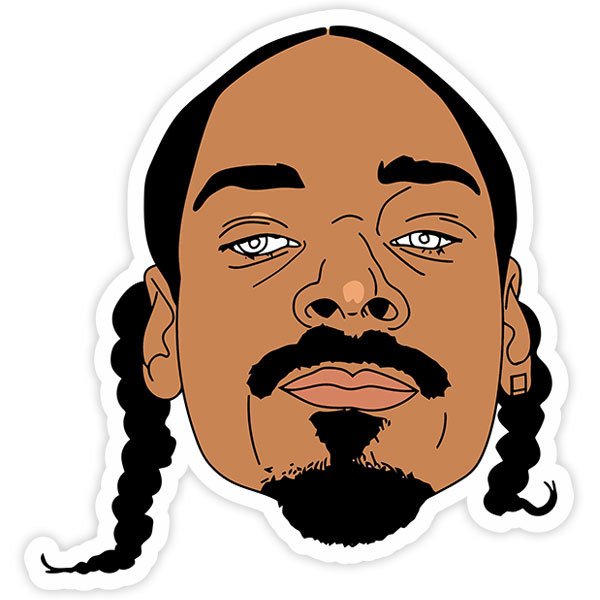 Adesivi per Auto e Moto: Snoop Dogg