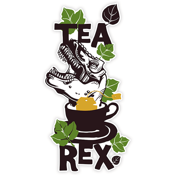 Adesivi per Auto e Moto: Tea Rex 0