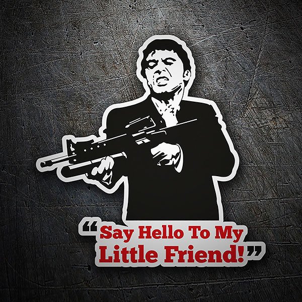 Adesivi per Auto e Moto: Scarface say Hello