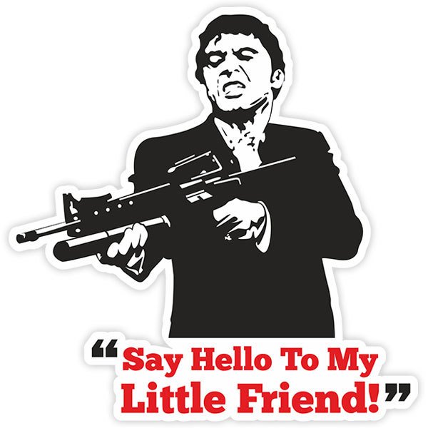 Adesivi per Auto e Moto: Scarface say Hello