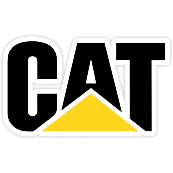 Adesivi per Auto e Moto: Caterpillar Logo 0