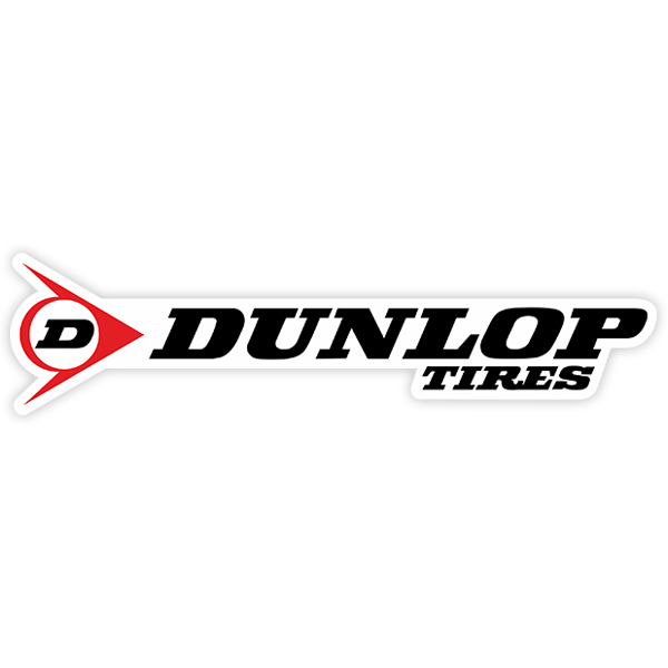 Adesivi per Auto e Moto: Dunlop Tires Logo