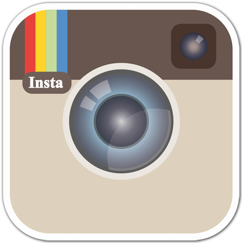 Adesivi per Auto e Moto: Instagram Retro 0