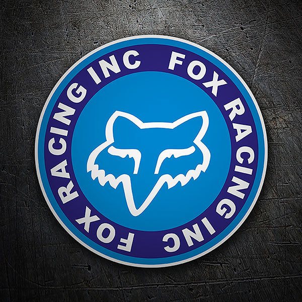 Adesivi per Auto e Moto: Fox Racing circolare