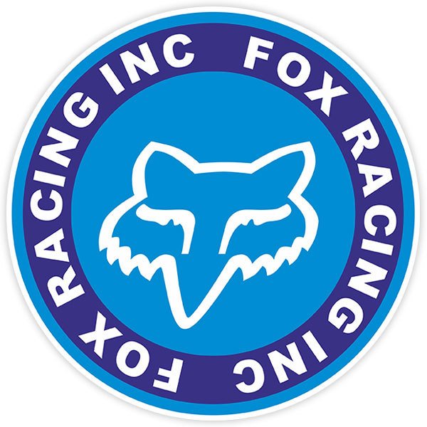 Adesivi per Auto e Moto: Fox Racing circolare