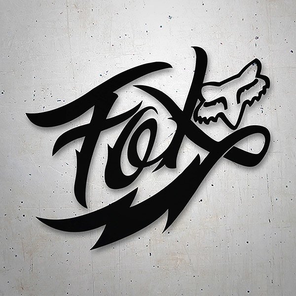Logo Fox in stile graffiti 0