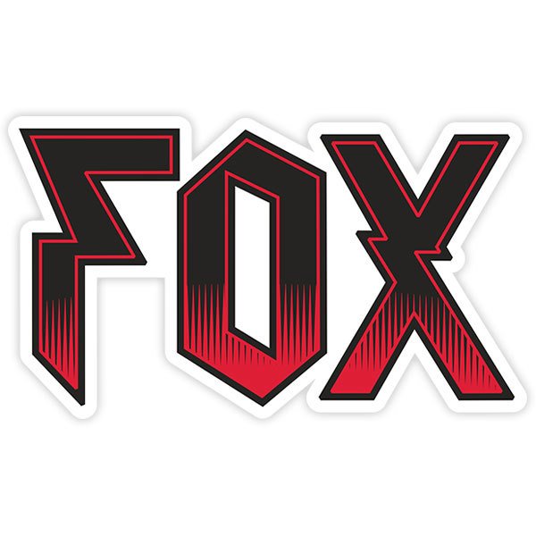 Adesivi per Auto e Moto: Fox Racing Red Devil