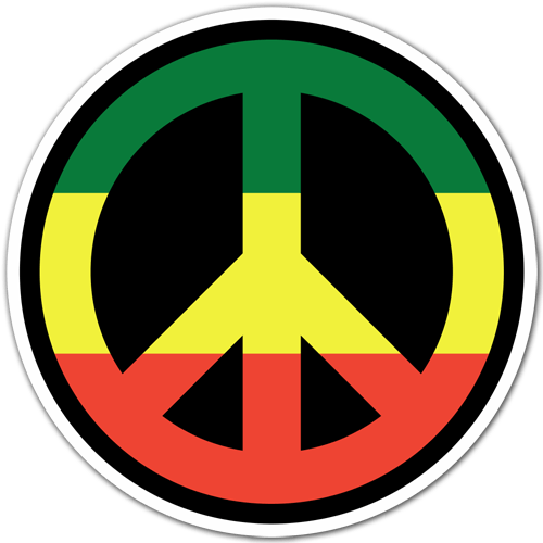 Adesivi per Auto e Moto: Pace in Giamaica