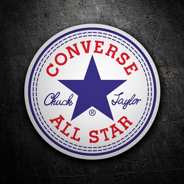 Adesivi per Auto e Moto: Converse All Star circolare 1