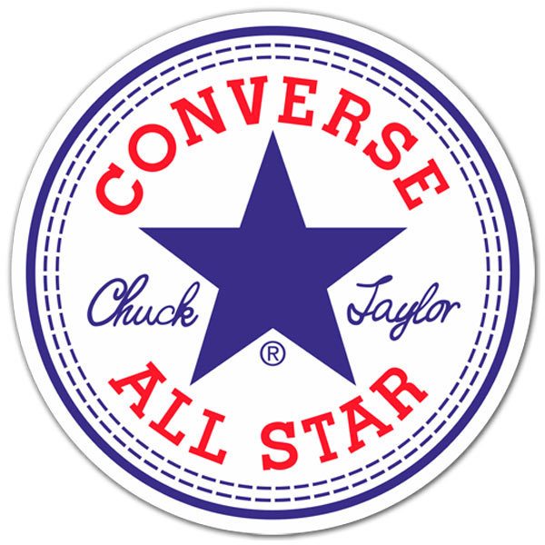 Adesivi per Auto e Moto: Converse All Star circolare
