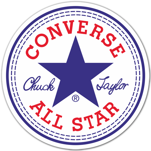 converse logo sticker