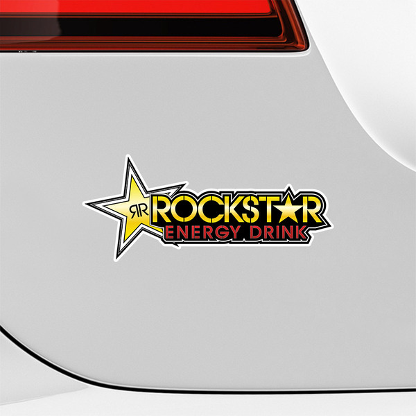 Adesivi per Auto e Moto: Classic Rockstar energy drink