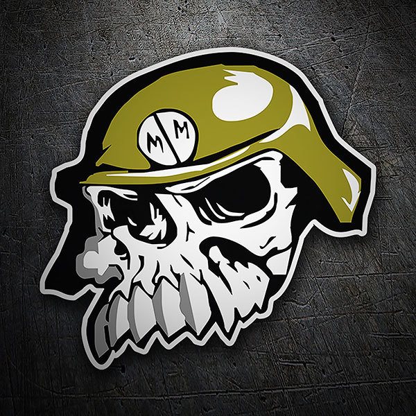 Adesivi per Auto e Moto: Logo Metal Mulisha