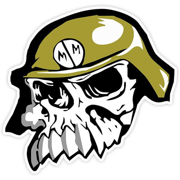 Adesivi per Auto e Moto: Logo Metal Mulisha