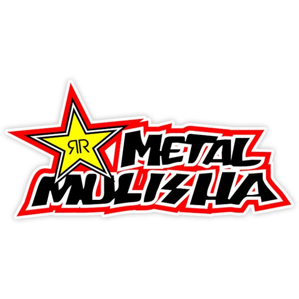 Adesivi per Auto e Moto: Metal Mulisha Rockstar